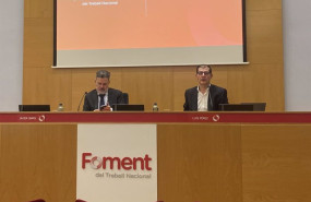ep el director del departamento de relaciones laborales de foment del treball javier ibars y el