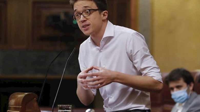 ep el lider de mas pais inigo errejon durante su intervencion en el del pleno del congreso