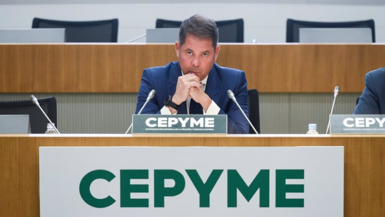 ep el presidente de cepyme gerardo cuerva en la sede de cepyme a 2 de octubre de 2023 en madrid ep el presidente de cepyme gerardo cuerva en la sede de cepyme a 2 de octubre de 2023 en madrid