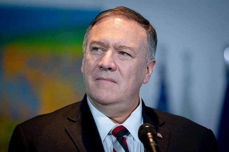 ep el secretario de estado de estados unidos mike pompeo