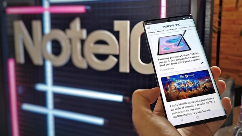 El 'smartphone' Samsung Galaxy Note 10 | EUROPA PRESS ep el smartphone samsung galaxy note 10