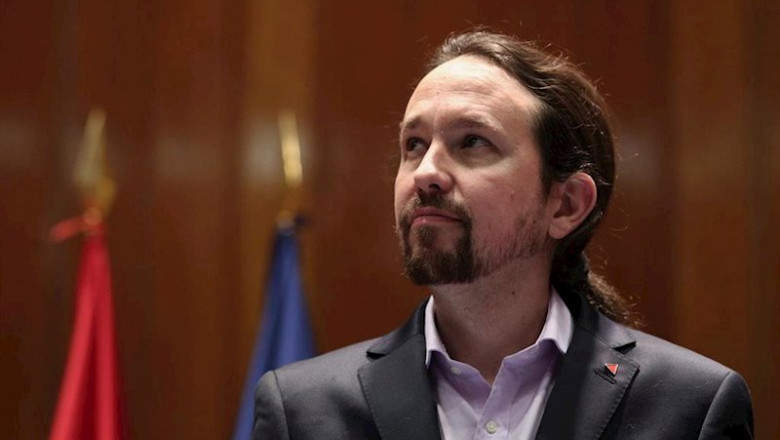 Pablo Iglesias durante su toma de posesión como ministro | Eduardo Parra - Europa Press ep el vicepresidente de derechos sociales y agenda 2030 para el gobierno de coalicion de psoe y 20200113174203