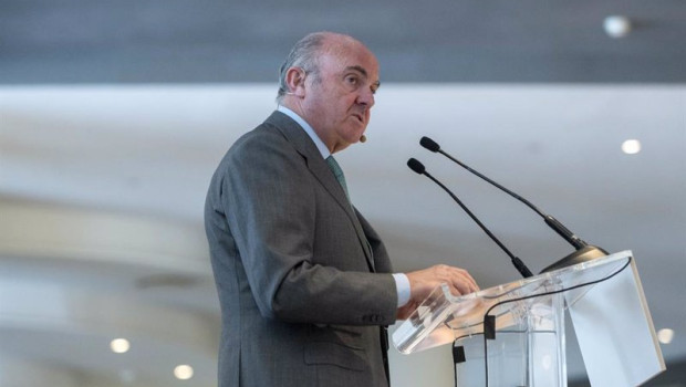 ep el vicepresidente del banco central europeo luis de guindos interviene durante un