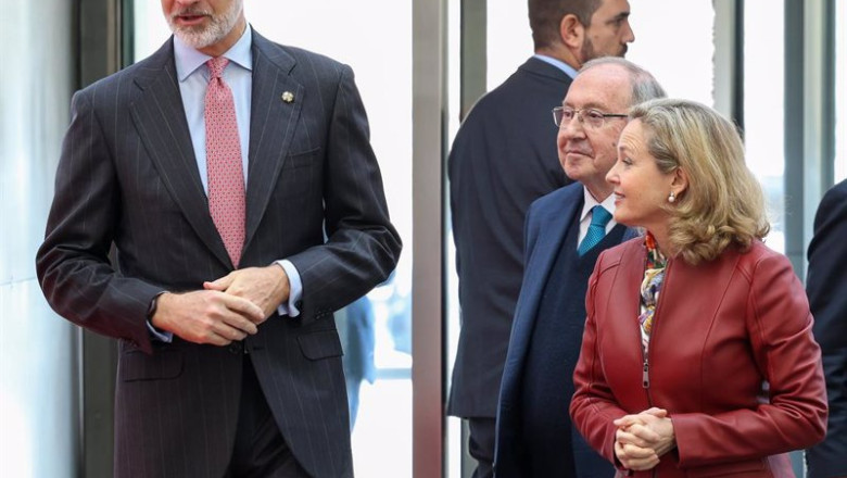 ep i d el rey felipe vi el presidente de la camara de comercio de espana jose luis bonet y la ep i d el rey felipe vi el presidente de la camara de comercio de espana jose luis bonet y la