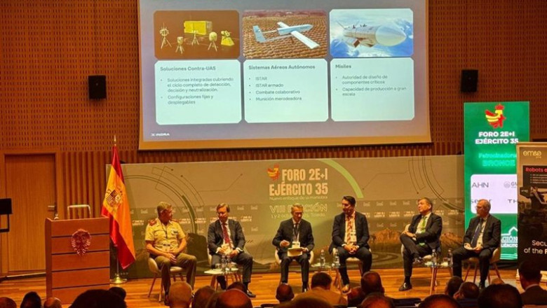 ep indra presenta sus drones sistemas antidron y radares de vanguardia criticos en el foro 2ei