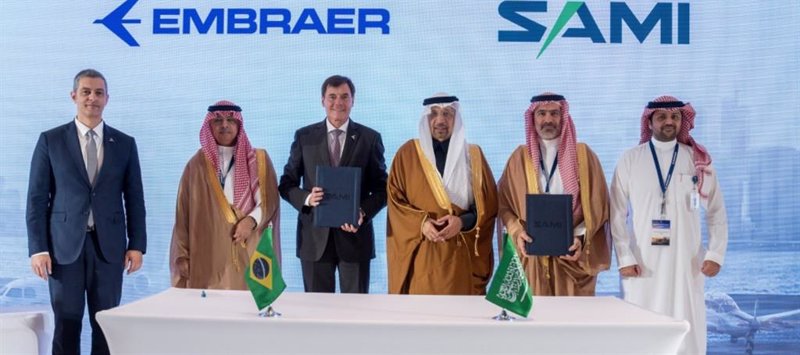 ep la brasilena embraer firma tres acuerdos de cooperacion e inversion con el gobierno de arabia ep la brasilena embraer firma tres acuerdos de cooperacion e inversion con el gobierno de arabia