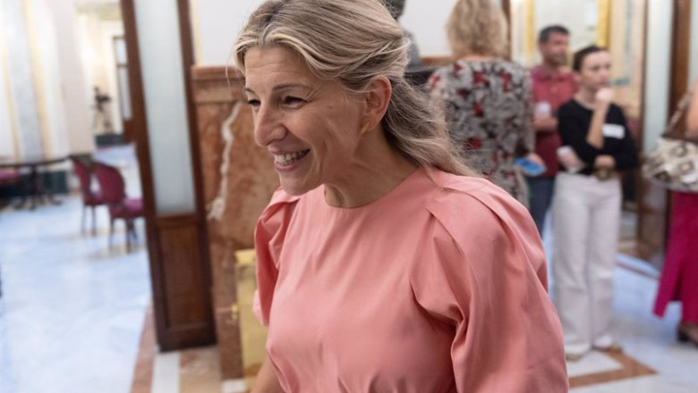 ep la vicepresidenta segunda y ministra de trabajo yolanda diaz a su llegada al pleno extraordinario ep la vicepresidenta segunda y ministra de trabajo yolanda diaz a su llegada al pleno extraordinario
