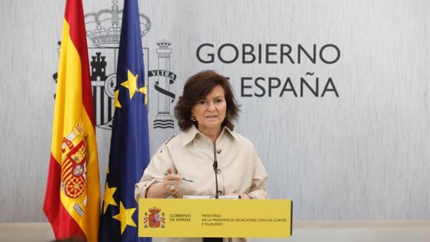 ep la vicepresidentagobierno carmen calvo presidereunionla conferenc