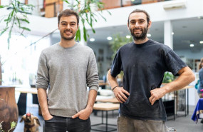 ep los cofundadores de la startup cantabra stol adrian y samuel martinez