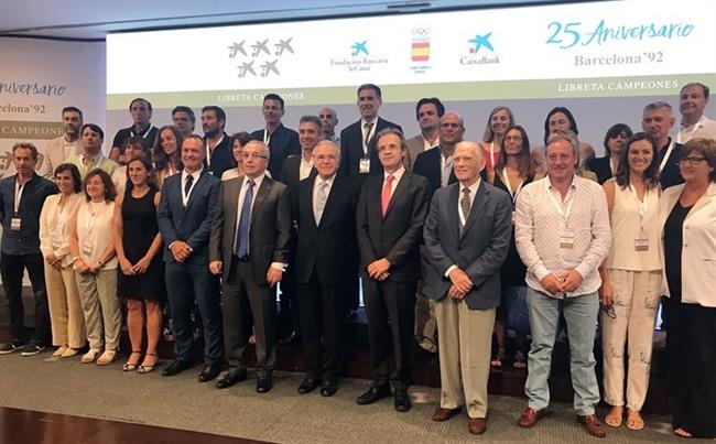 Medallistas olímpicos de Barcelona '92, homenajeados por la Caixa | COE ep medallistas olimpicosbarcelona 92 homenajeadosla caixa