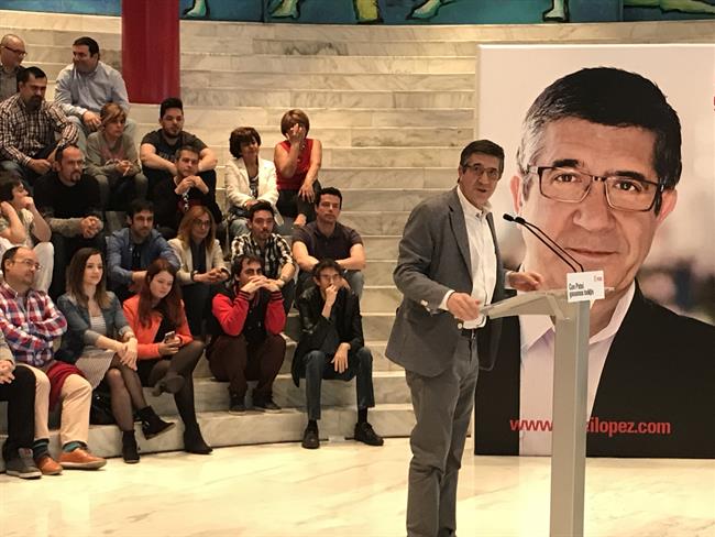 Patxi López en un acto de campaña en Santander | EUROPA PRESS ep patxi lopezun actocampanasantander