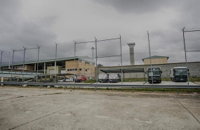 ep prision de soto del real donde los efectivos de la ume se han desplegado para desinfectar las