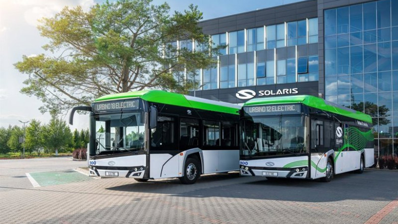 Autobús eléctrico de Solaris, del Grupo CAF. | CAF ep solaris grupo caf suministrara 109 autobuses electricos a las ciudades polacas de varsovia y
