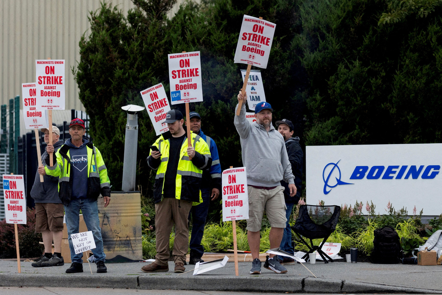 greve chez boeing a seattle octobre 2024 