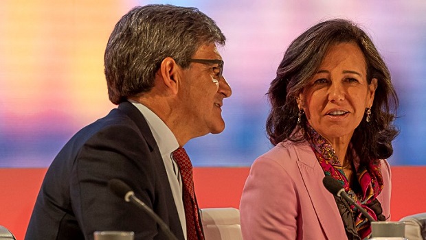 José Antonio Álvarez y Ana Botín. ana botin jose antonio alvarez banco santander