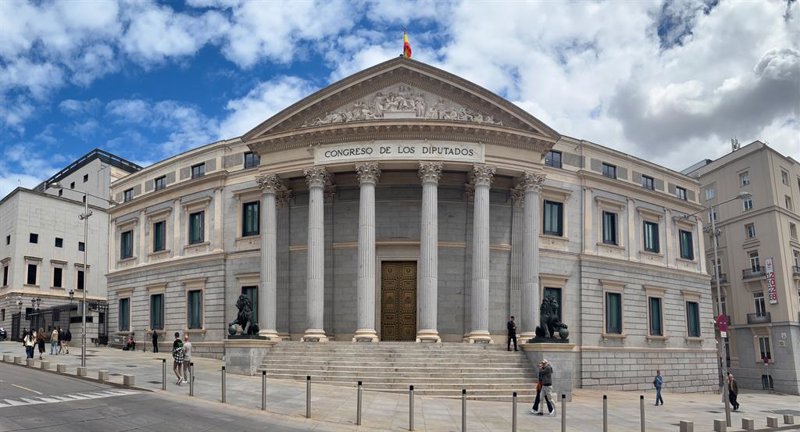 Archivo - Fachada del Congreso de los Diputados, a 13 de mayo de 2026, en Madrid (España). El Papa León XIV visitará España del 6 al 12 de junio en un viaje apostólico con paradas en Madrid, Barcelona, Gran Canaria y Tenerife. | Eduardo Parra - Europa Press - Archivo ep archivo fachada del congreso de los diputados a 13 de mayo de 2026 en madrid espana el papa