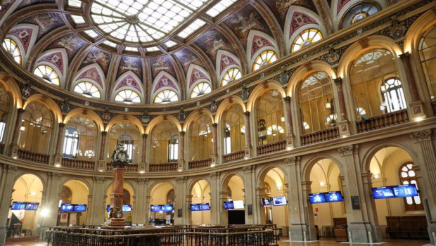 ep archivo   vista por dentro del palacio de la bolsa a 21 de octubre de 2022 en madrid espana