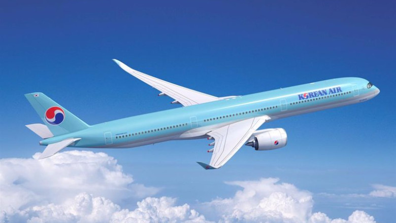 Avión A350 de Korean Air. | AIRBUS ep avion a350 de korean air