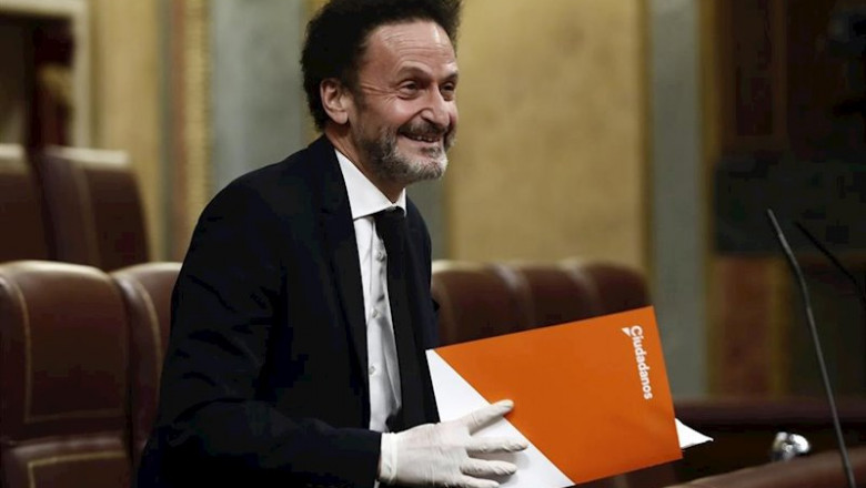 El diputado de Ciudadanos Edmundo Bal, durante su intervención el pasado miércoles en el pleno del Congreso de los Diputados | Pool ep el diputado de ciudadanos edmundo bal durante su intervencion el pasado miercoles en el pleno del