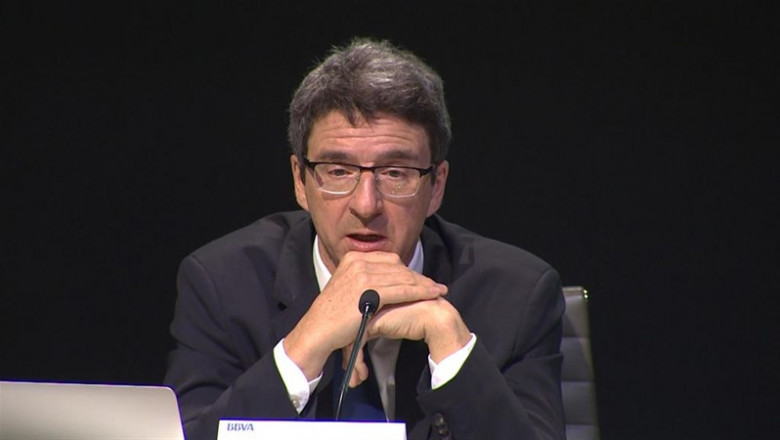 ep el director de bbva research y economista jefe de grupo bbva jorge sicilia durante su