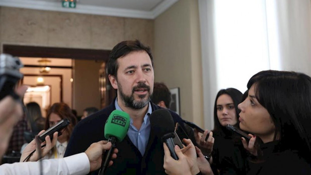 ep el portavoz adjunto de podemos en el congreso de los diputados antonio gomez-reino varela atiende