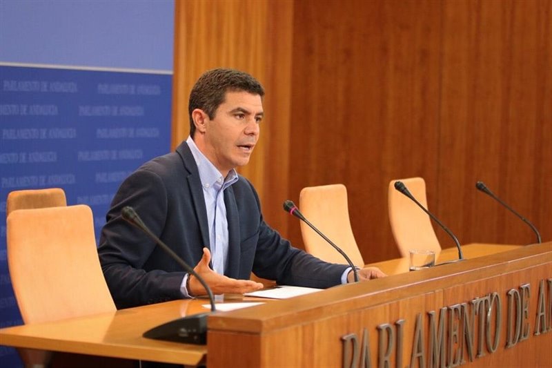 ep el portavoz parlamentario de cs sergio romero en rueda de prensa
