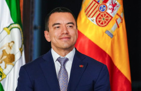 ep el presidente de ecuador daniel noboa durante la reunion mantenida el dia de hoy a 29 de junio de