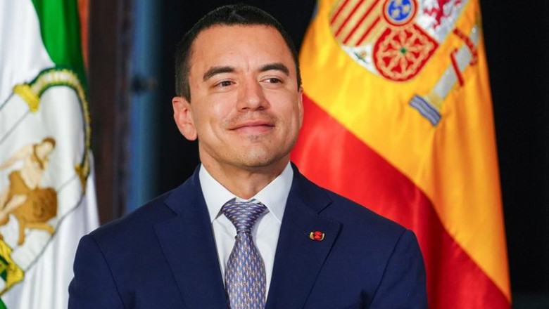 ep el presidente de ecuador daniel noboa durante la reunion mantenida el dia de hoy a 29 de junio de ep el presidente de ecuador daniel noboa durante la reunion mantenida el dia de hoy a 29 de junio de