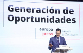 ep el presidente de gobierno pedro sanchez interviene durante el segundo encuentro del foro