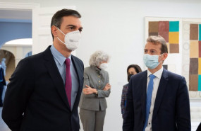 ep el presidente del gobierno pedro sanchez y el consejero delegado de airbus guillaume faury