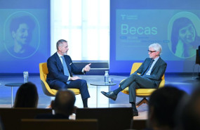 ep el presidente ejecutivo de telefonica marc murtra y el presidente de fundacion telefonica enrique