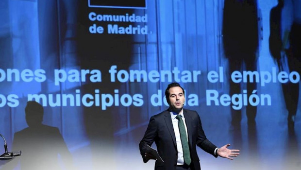 ep el vicepresidente de la comunidad de madrid ignacio aguado durante su intervencion para presentar