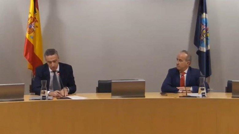 ep el vicerrector de centros asociados de la uned jesus de andres izquierda y el rector de la uned