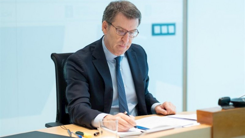 Feijóo preside la reunión del Consello de la Xunta | DAVID CABEZÓN - XUNTA DE GALICIA ep feijoo preside la reunion del consello de la xunta
