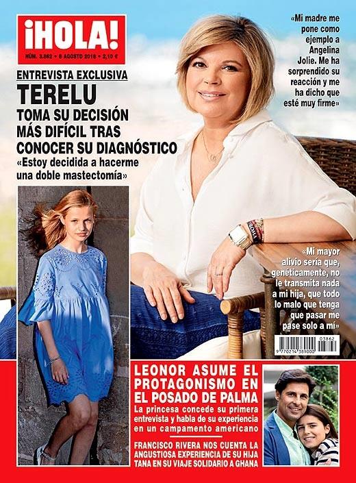 HOLA: TERELU, LEONOR Y FRANCISCO RIVERA | REVISTA HOLA PORTADA ep hola terelu leonorfrancisco rivera