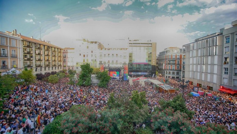 La cantante Mónica Naranjo da el pistoletazo de salida al Orgullo LGTB en Madrid | Ricardo Rubio - Europa Press ep la cantante monica naranjo dapistoletazosalidaorgullo lgtbmadrid
