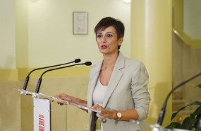 ep la ministra de vivienda isabel rodriguez interviene tras la firma del convenio de ampliacion del