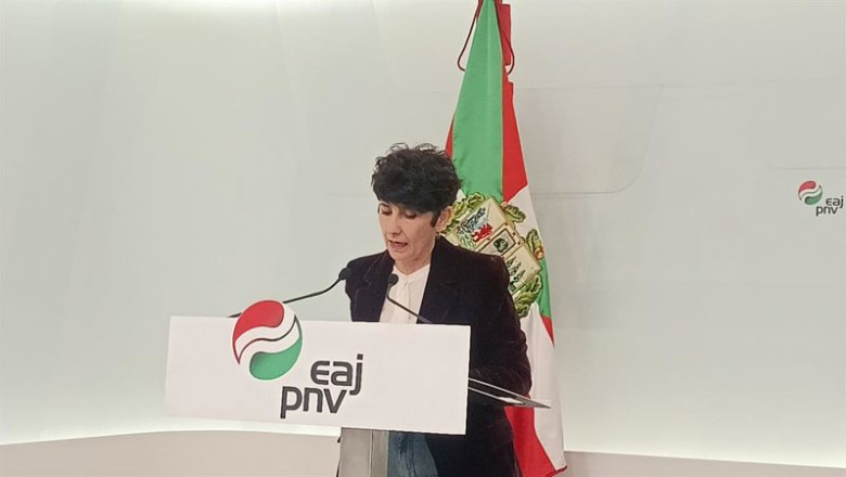 ep la portavoz del pnv en el congreso maribel vaquero en una rueda de prensa en bilbao ep la portavoz del pnv en el congreso maribel vaquero en una rueda de prensa en bilbao