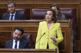 ep la secretaria general del partido popular y portavoz del partido cuca gamarra interviene en una