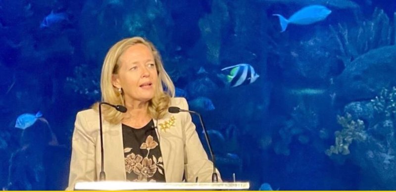 ep la vicepresidenta del gobierno y ministra de asuntos economicos nadia calvino