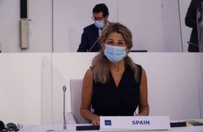ep la vicepresidenta tercera del gobierno y ministra de trabajo y economia social yolanda diaz en el