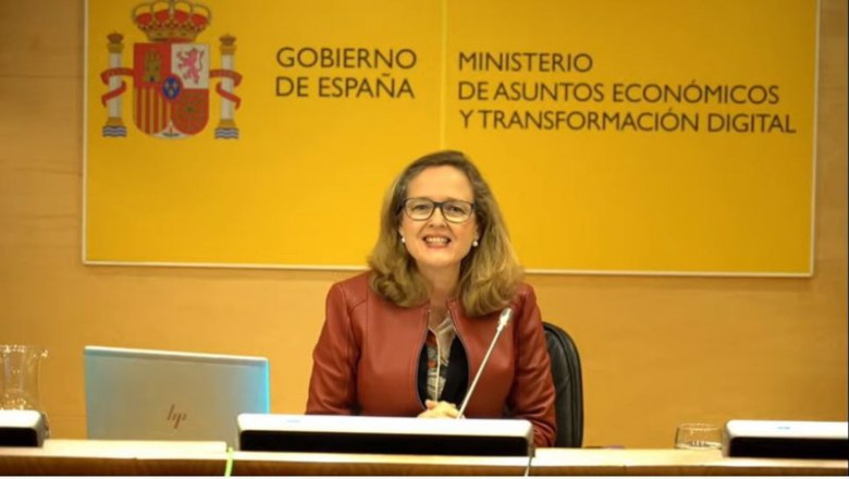 La vicepresidenta tercera, Nadia Calviño. | MINISTERIO DE ASUNTOS ECONÓMICOS ep la vicepresidenta tercera nadia calvino 20210118174703