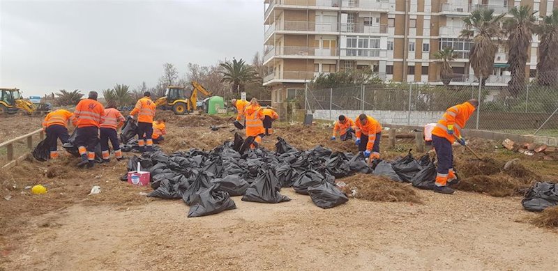 ep ndp neteja platges temporal glria fotos