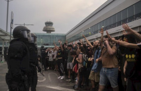 ep october 14 2019 barcelona spain nine leaders of the catalan independence movement were jailed on