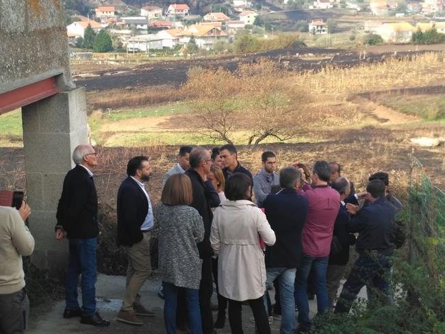 Pedro Sánchez visita zona incendios Nigrán | EUROPA PRESS ep pedro sanchez visita zona incendios nigran