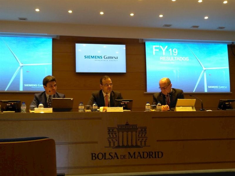 ep presentacion de resultados de siemens gamesa en la bolsa de madrid