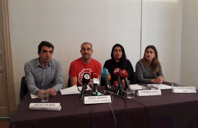 ep rueda de prensa de colectivos antidesahucios para explicar el dictamen de naciones unidas sobre