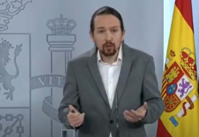 Rueda de prensa del vicepresidente segundo, Pablo Iglesias | MONCLOA ep rueda de prensa del vicepresidente segundo pablo iglesias 20200423143903