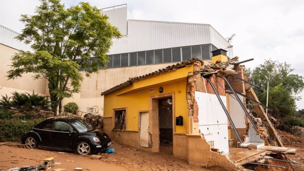 ep una casa derrumbada tras el paso de la dana a 4 de noviembre de 2024 en picana valencia comunidad
