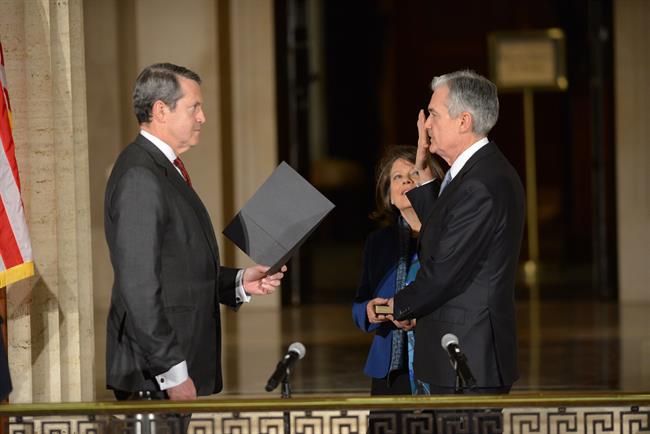 ep vice chairman for supervision randal k quarles swears in chairman powell